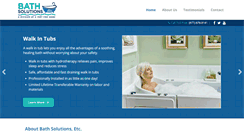 Desktop Screenshot of bathsolutionsetc.com