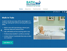 Tablet Screenshot of bathsolutionsetc.com